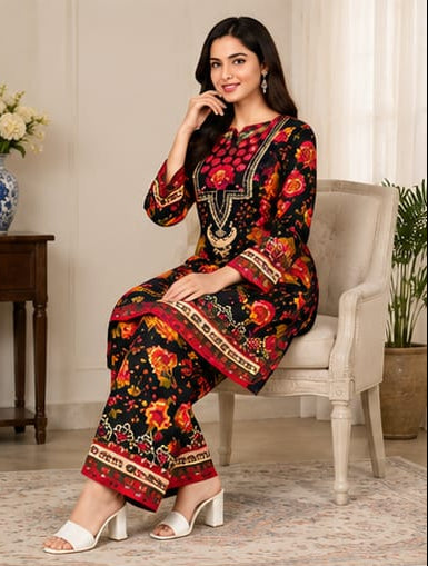 Premium Lawn 2-Piece Stitched Suit – Printed Shirt & Shalwar